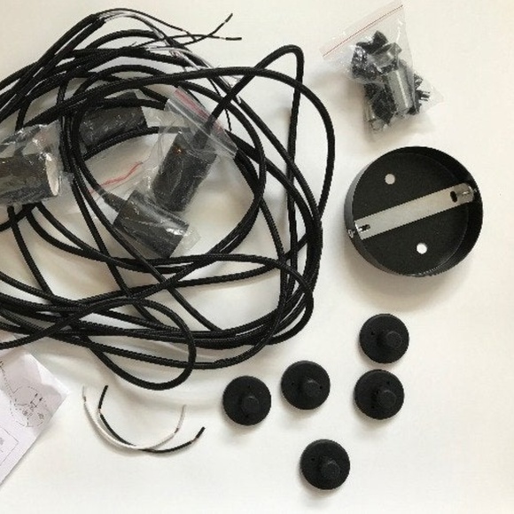 5 Pendant Swag Chandelier - Picture 3 of 6